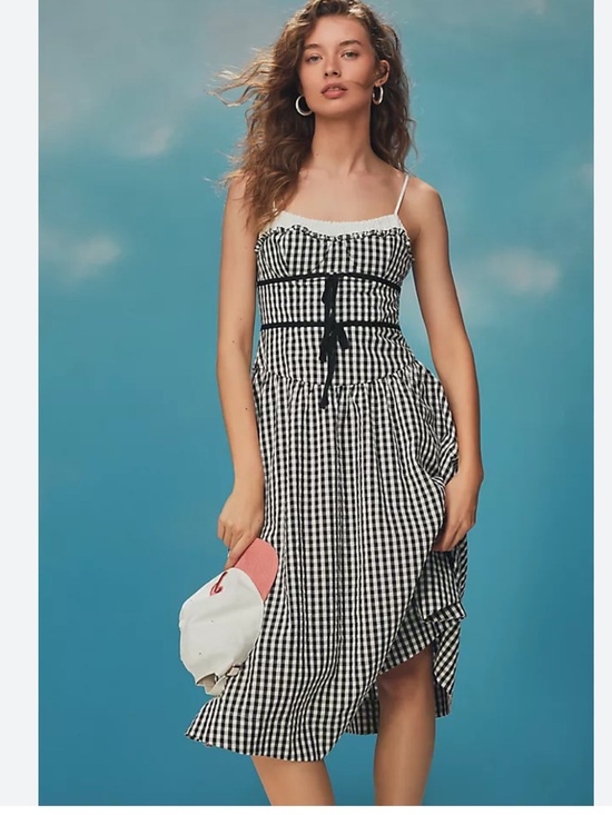 For Love And Lemons Dresses & Skirts - NWT For Love & Lemons Black and White Gingham Dress